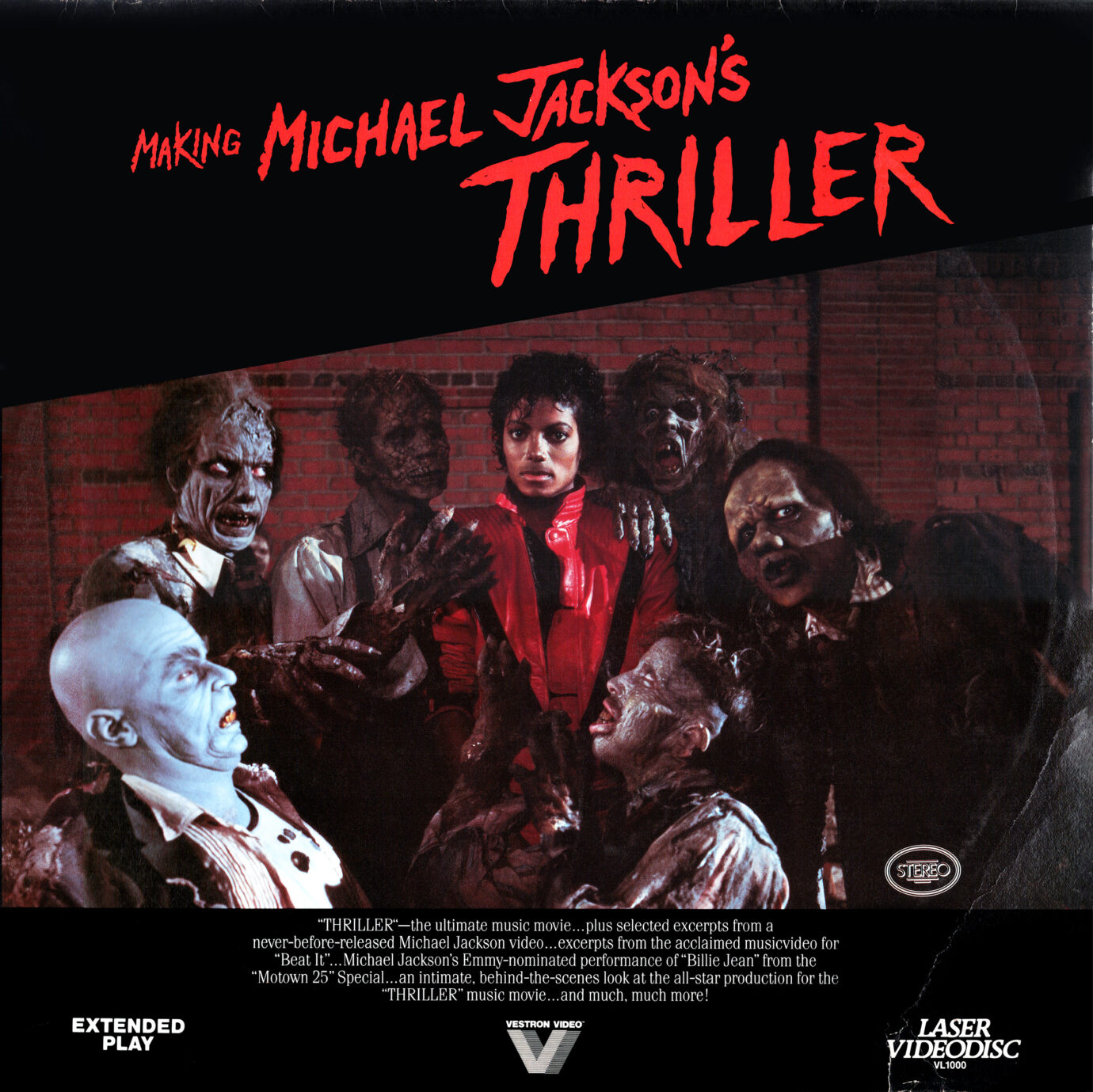 マイケル・ジャクソン：スリラー［LDジャケット表］